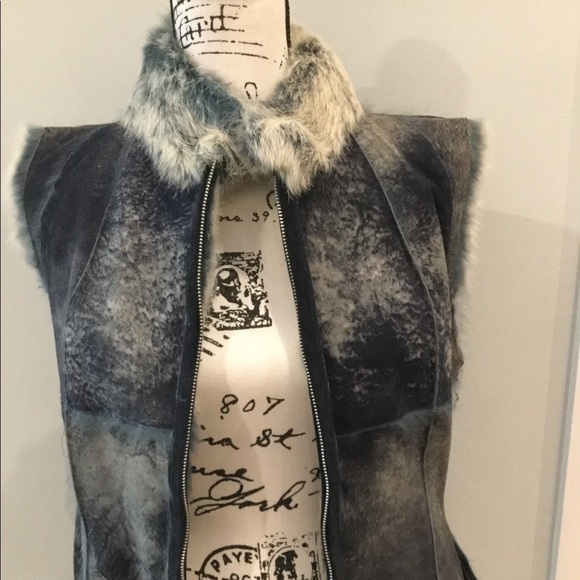 White Line Coverwear Jackets & Blazers - Fabulous Real Fur Vest